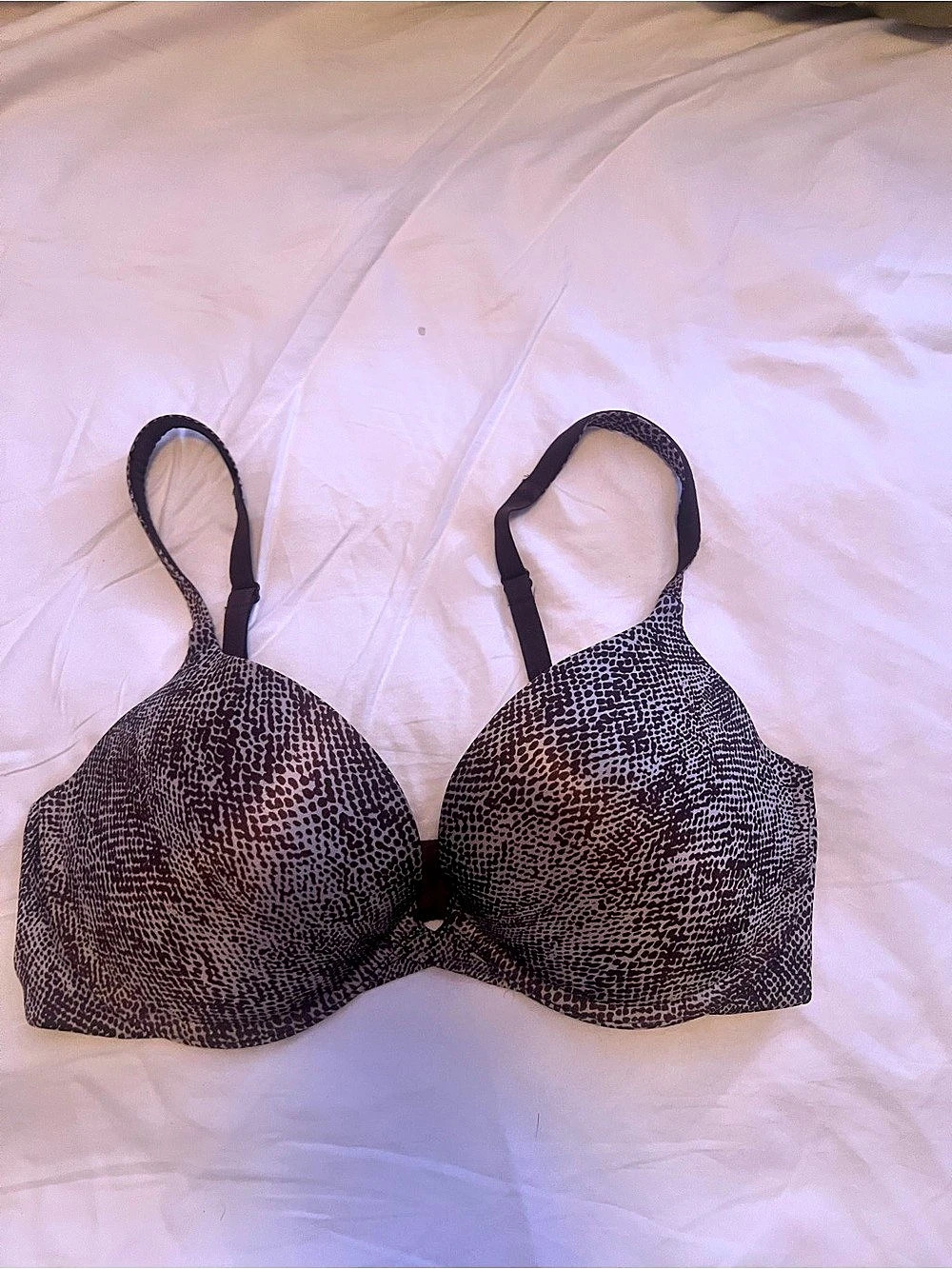 Victoria's Secret Perfect One Padded Bra Brown & Pink 36C